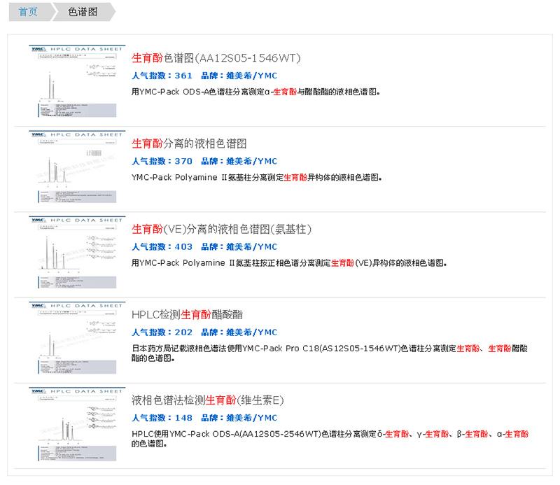 样品分离查询结果